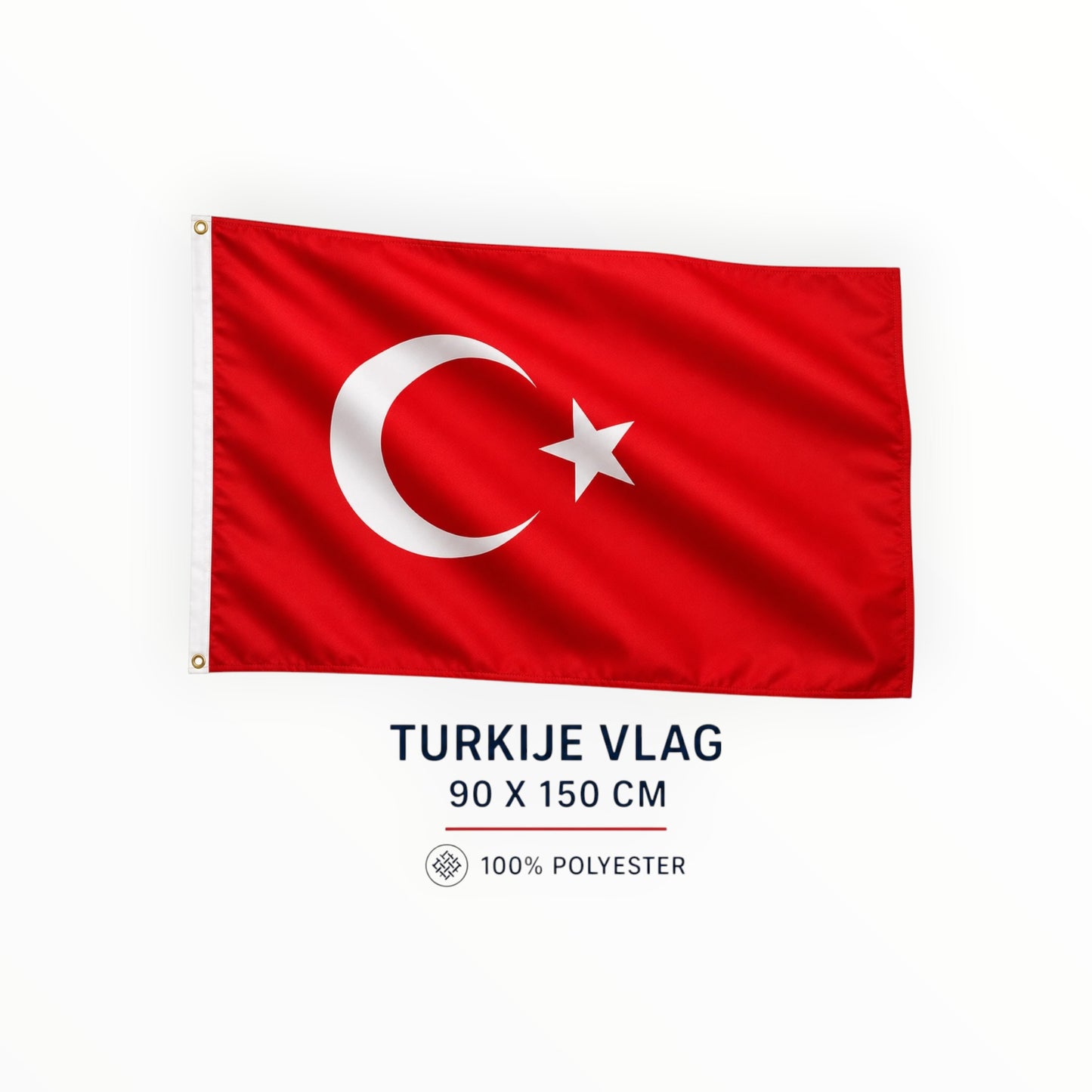Supportersvlag Turkije 90 x 150 cm