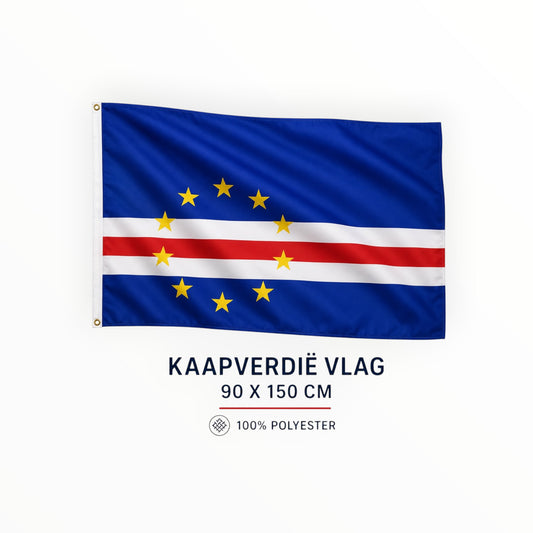 Supportersvlag Kaapverdië 90 x 150 cm